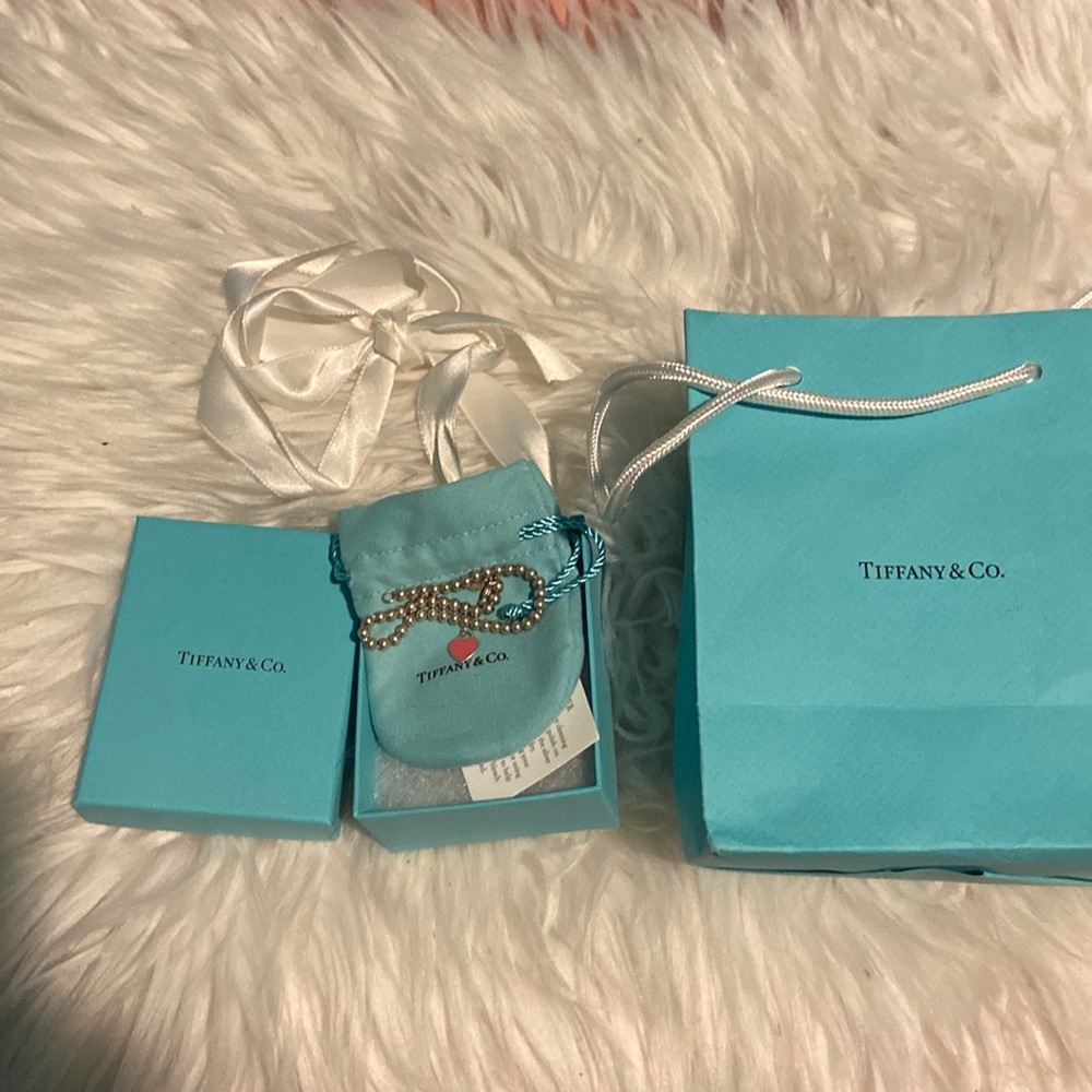 Authentic Tiffany bracelet with box and bag